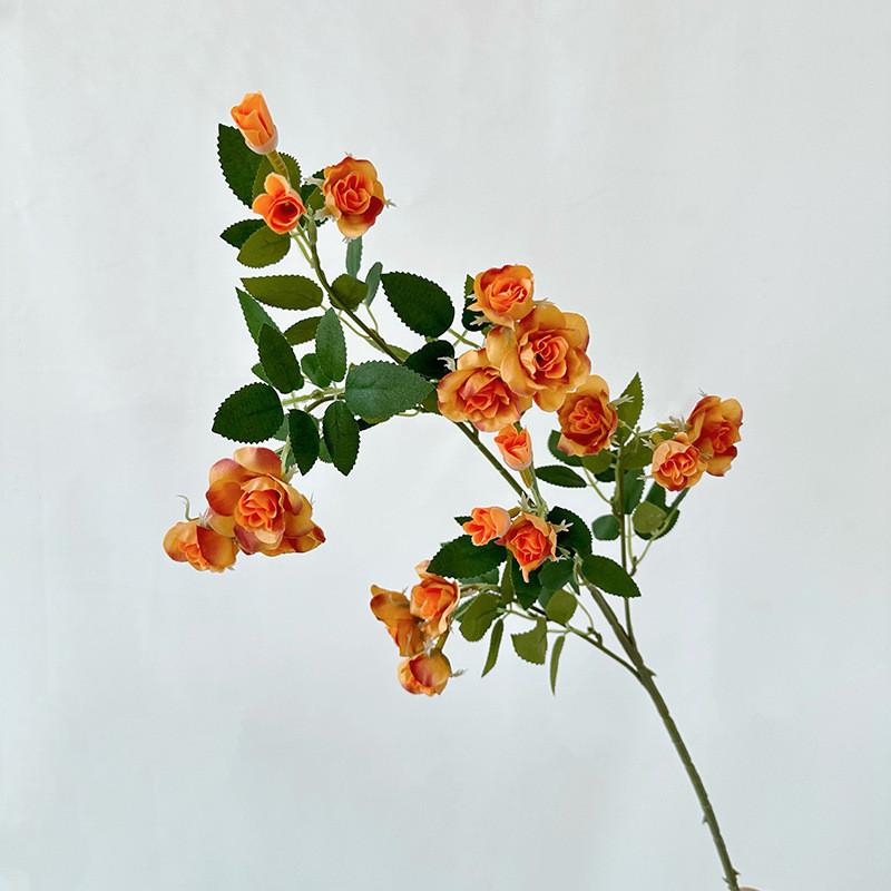 Mini Flower Artificial Rose Wedding Hotel Restaurant Desktop Decoration Ornament
