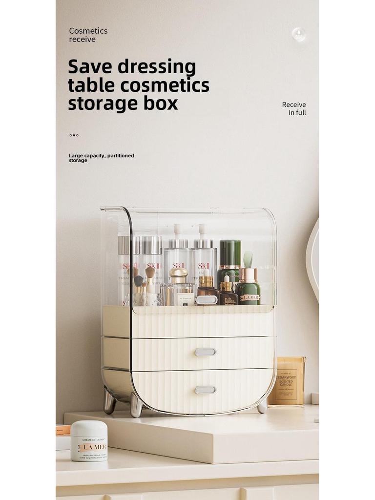 Transparent Bathroom Skincare & Cosmetics Storage Box