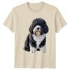 Cute Havapoo Dog Breed Pet Portrait Graphic TShirt