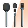 Portable Interviews Microphone Adapter Stick With Enhances AntiNoise Function For Journalists And Content Creators