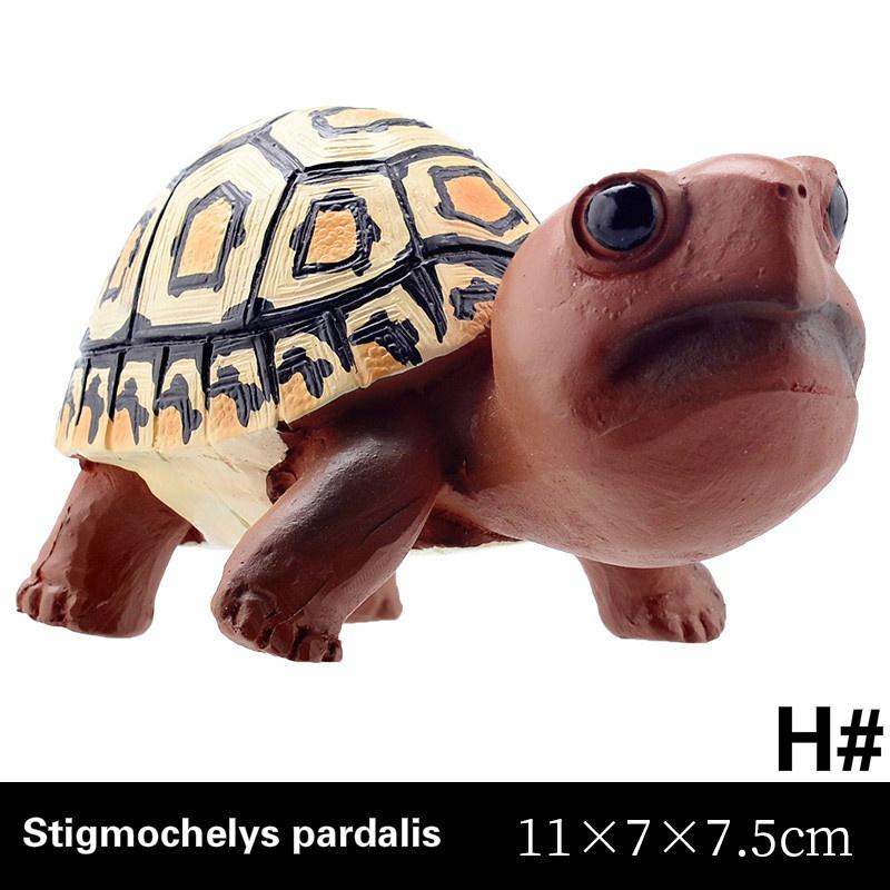 1pcs Cartoon Land Tortoise Big Head Turtle Diamond Turtle Hand-made Figurines Fish Tank and Aquarium Decorations