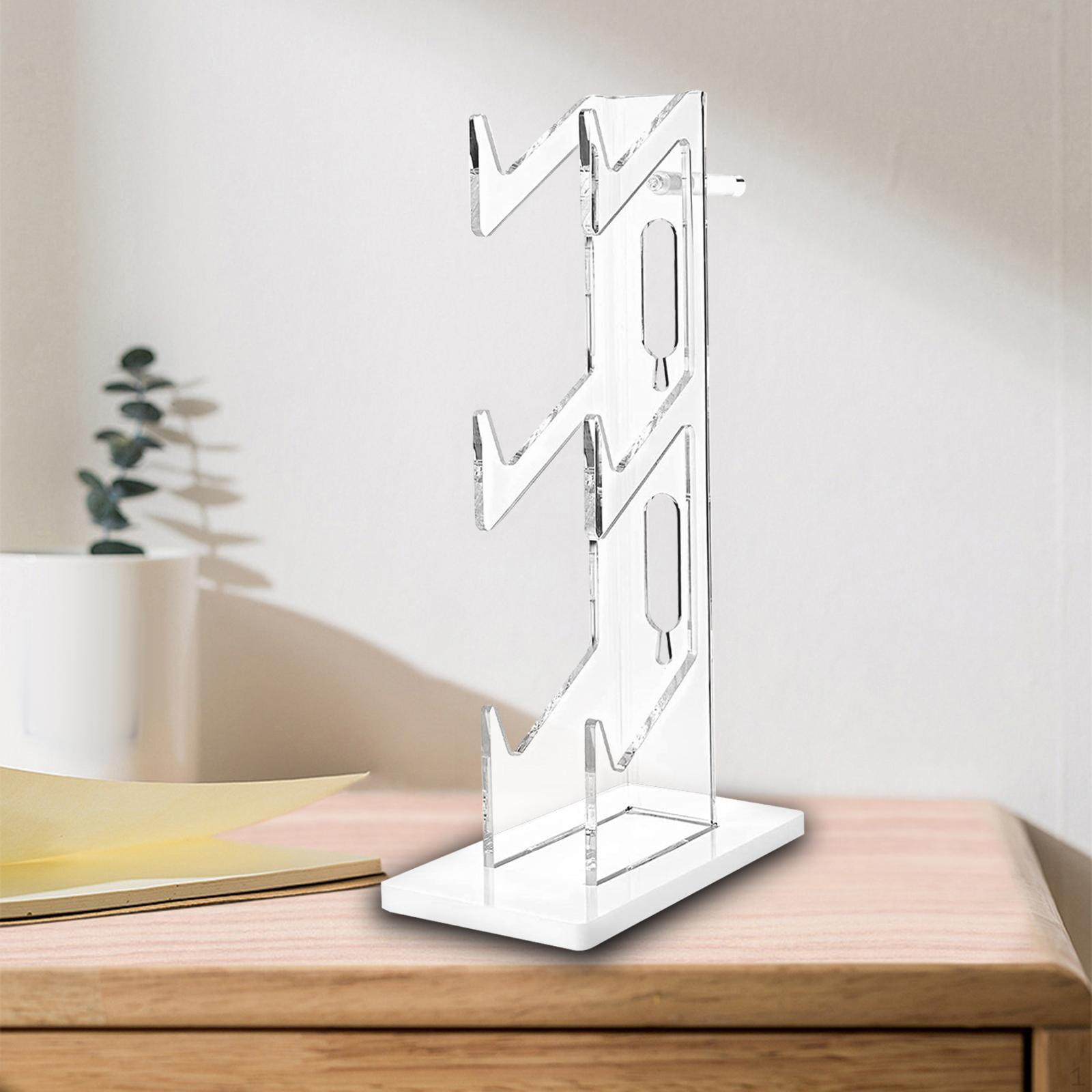 3-ярусная подставка для игровых контроллеров, нескользящая подкладка, органайзер, прозрачная стойка-дисплей, вешалка для гарнитуры для