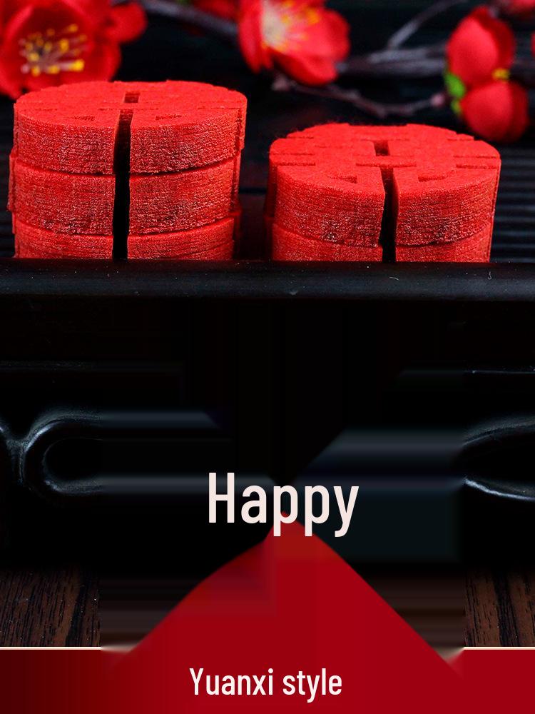 Adesivos Dupla Felicidade Lançados à Mão para Decoração de Casamento e Escada