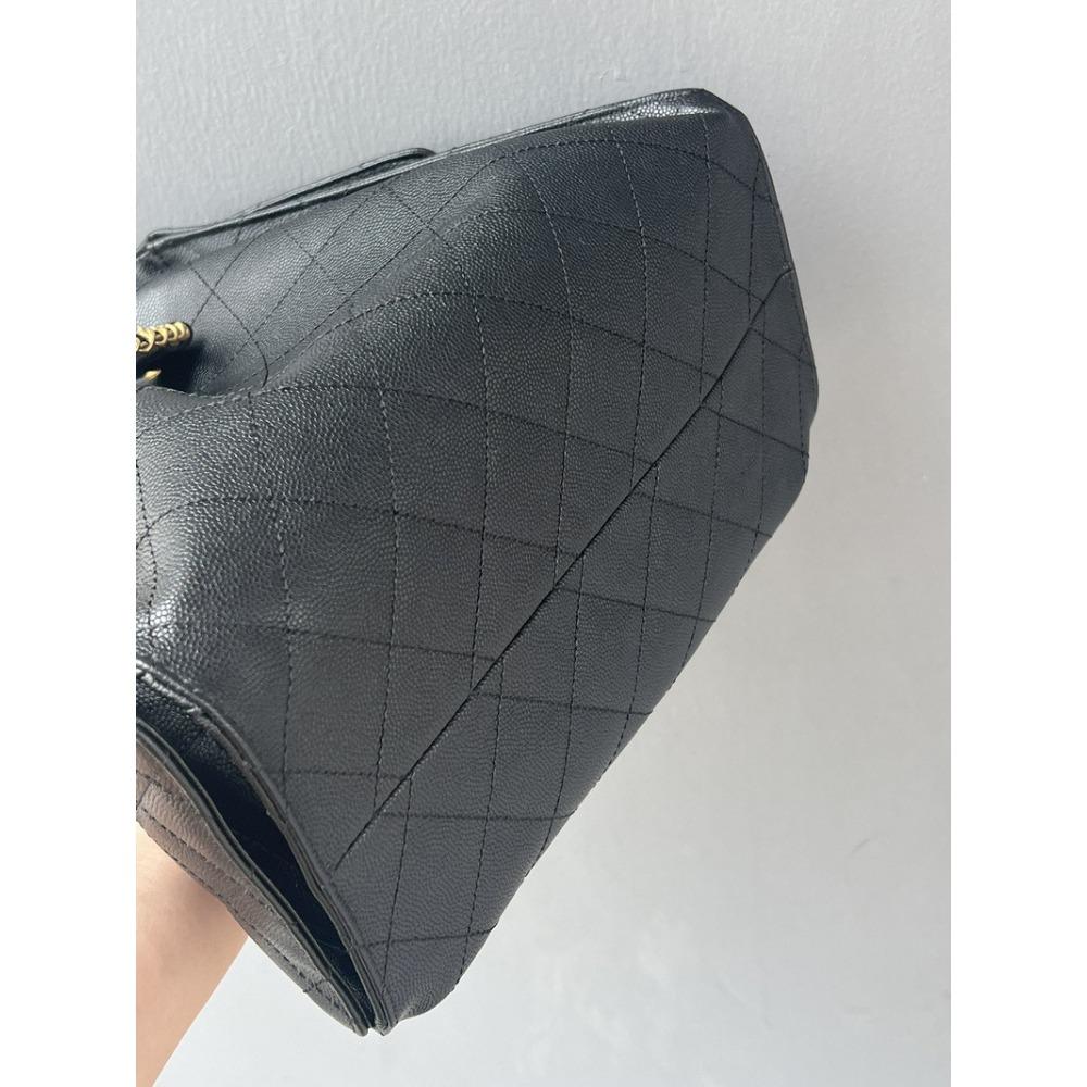 25 Novas bolsas femininas de couro padrão caviar padrão bola grande capacidade bolsa hippie hobo corrente diamante cordão axila