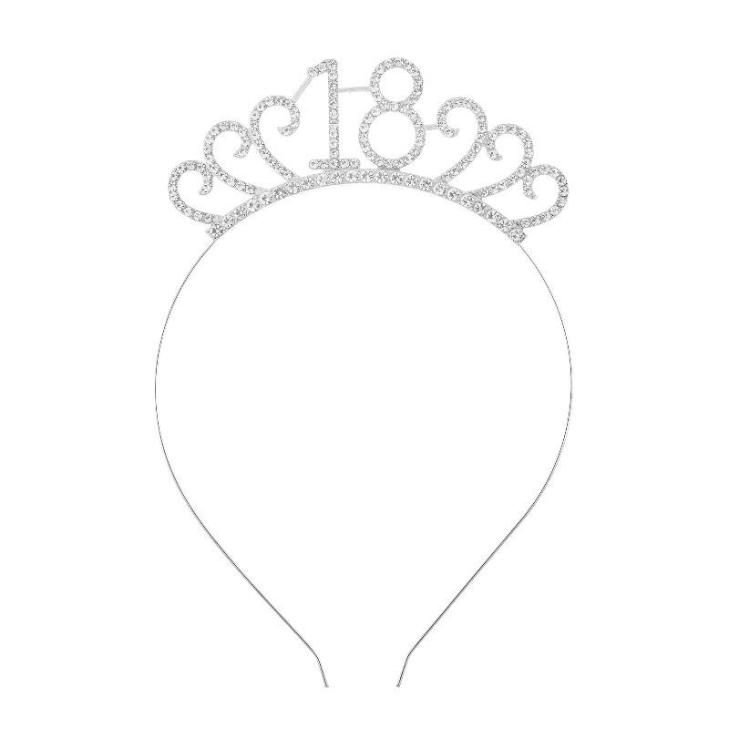 Cross-Border Digital Birthday Crown Set: Headdress, Party Shoulder Strap & Etiquette Belt Photo Prop for Girls
