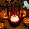 1-10PCS Halloween Scene Decoration Prop Pumpkin Lamp Ghost Hand Light for Haunted House Party Table Display and Holiday Decor