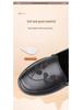 Ladies' Genuine Leather Loafers - Soft Sole Comfort Shoes for Spring & Autumn. Perfect for Middle-aged and Elderly Women.