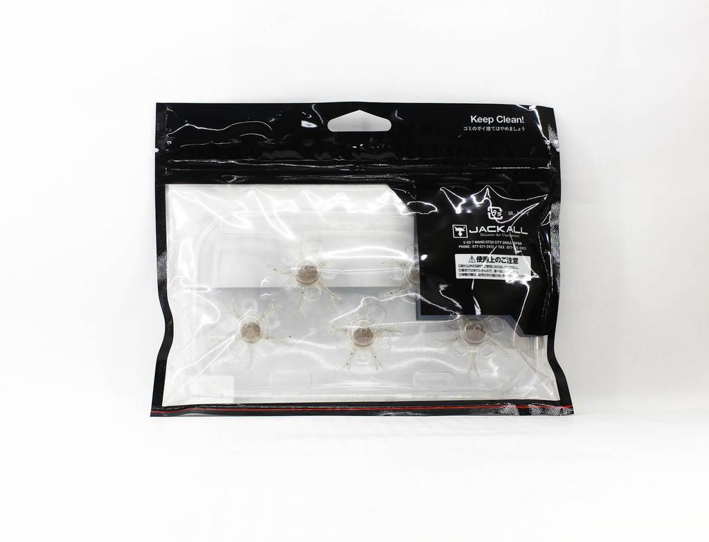 Jackall Soft Lure Jimmy Henge Micro Delicious Shrimp (9645)