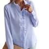 Stand-up Collar Spring Shirt, Wooden Ear Cardigan, Ruffled Long-sleeved Bubble Blouse, Ladies Shirt