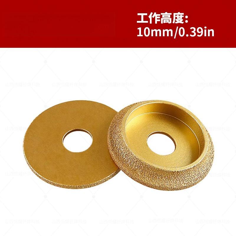 Brazed Diamond French Edge Grinding Wheel for Marble Granite Ceramic Tile
