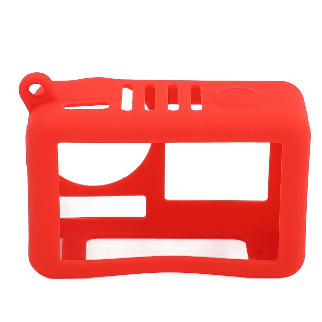 Action Camera Protective Cover with Anti Lost Lanyard Anti Scratch Silicone Case for Action 5 Pro