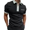 New Men's Lapel Fashion Slim Pocket Men's T-shirt POLO Shirt