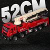 1:32 Sprühpumpen-LKW Auto Spielzeugmodelle Metallguss Feuerwehrautos Türen geöffnet Rückzug Sound Licht Baufahrzeug Jungenspielzeug