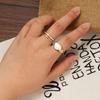 Colorful Glaze Retro Adjustable Korean-Japanese Ring - Trendy Hip Hop Index Finger Accessory for Women