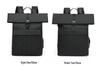 Men's Large Capacity Roll Top Backpack: Trendy Commuter, Travel, and Business Bag
