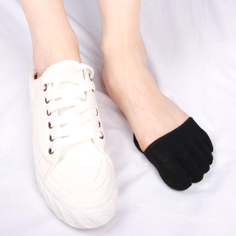 Foot Pad Heelless Half Socks Forefoot Open Toe Socks Forefoot Socks Invisible Socks Sock Slippers