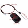 Buckle Hand Pull Handle Sofa 11*6.8cm Universal ABS Black Chaises Office Plastic Recliners Release Replacement