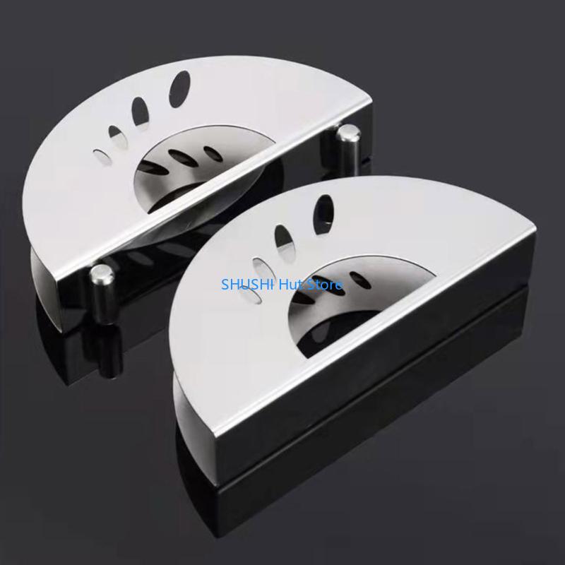 Stainless Steel Napkin Holder Freestanding Paper Napkin Tissue Dispenser for Home Ktchen Countertop Dining Table Napkin D57B