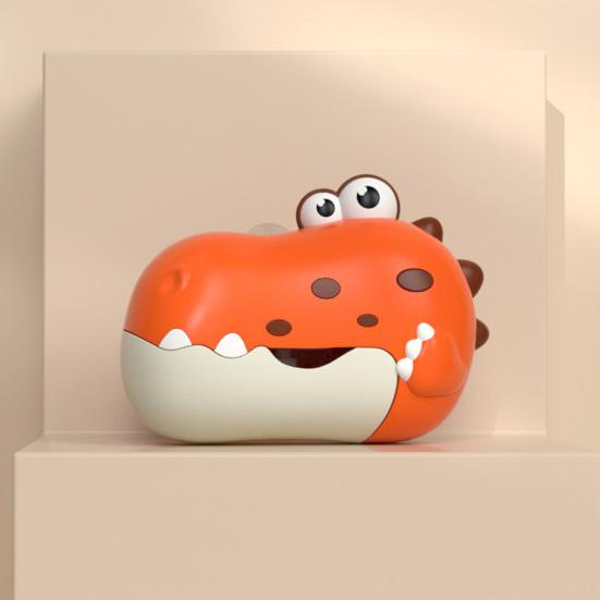 Dinosaur Bath Bubble Machine for Toddlers Automatic Bathtub Toys Bubble Maker Fun