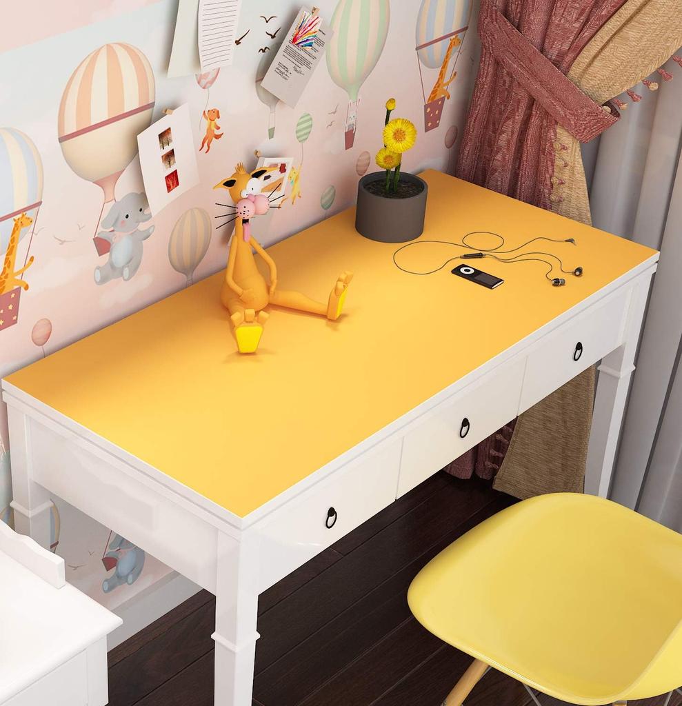 Matte Solid Color Wallpaper DIY Self-Adhesive Room Decor Parlor Bedroom TV Background Wall Sticker Old Furniture Waterproof Film