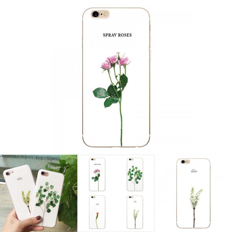 For Iphone 6 6s 7 7s Case With Colorful Rose Tulip Patterned Creative Protective Cover For Kids