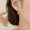Tulip & Rose Flower Ear Hooks: Women's Japanese-Korean Forest Style Luxury Earrings