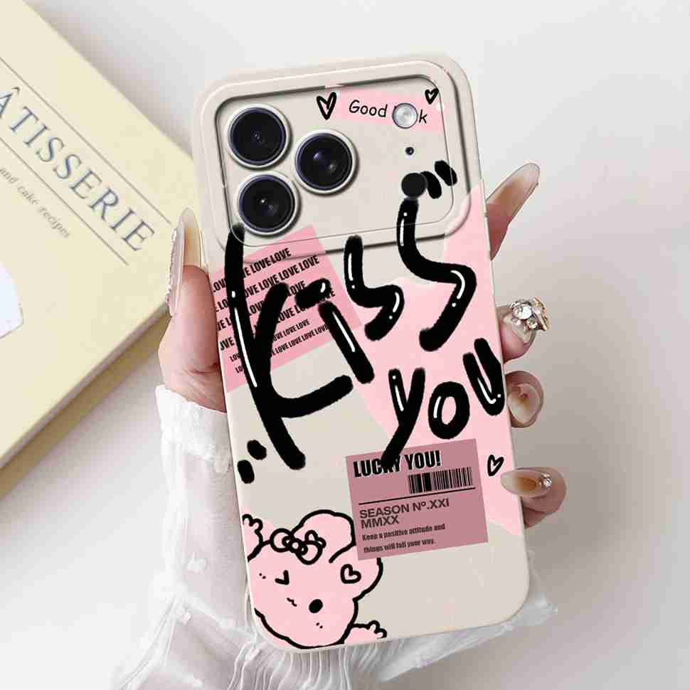 For Apple iPhone 17 Pro Max Case Luxury Painted Back Cover 6.56'' Silicone Soft Phone Case For iPhone17 iPhone 17 Pro Max Bumper