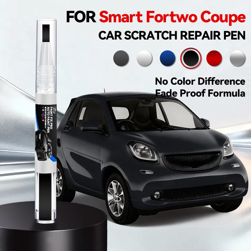 Do Smart Fortwo Coupe Pisak do naprawy lakieru Zaprawka Usuwanie zarysowań DIY Akcesoria samochodowe Czarny Srebrny Cool Pomarańczowy Księżycowy Biały Szary