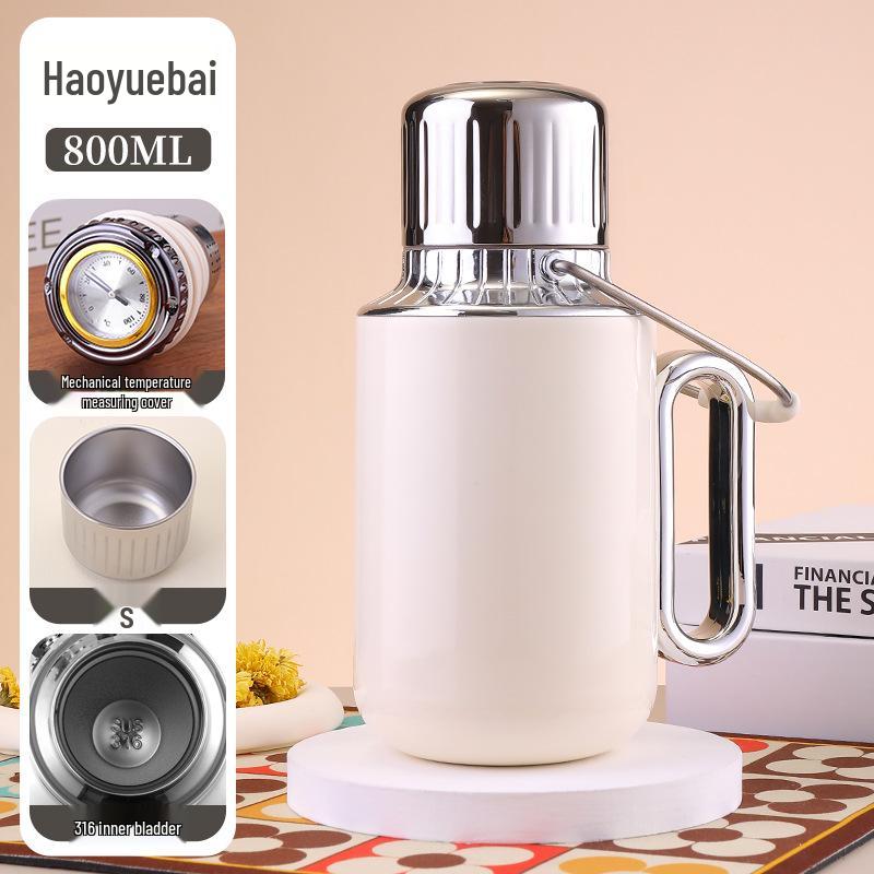

Smart Mechanical Dial Stewing Teapot with Large Capacity, Tea-Water Separation, All-Steel Handle, and Heat Preservation As shown