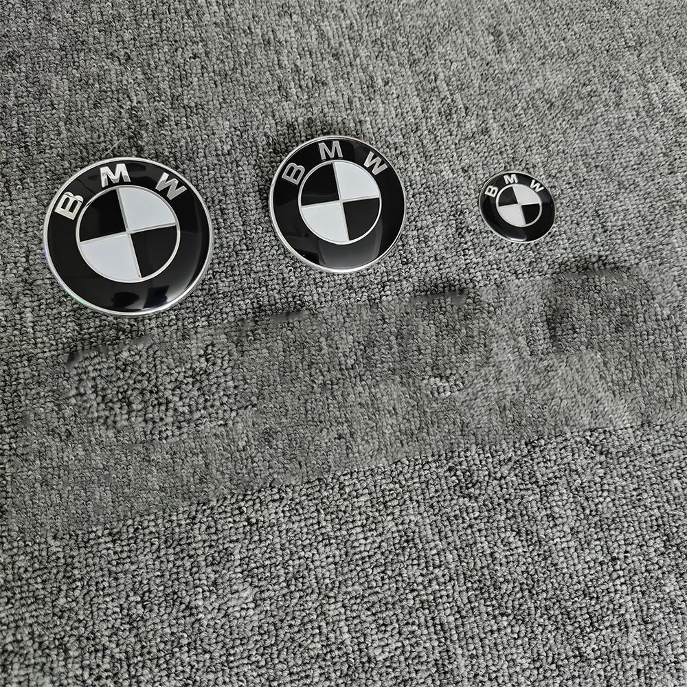 3Pcs For BMW M Logo G30 G31 G38 G11 G12 G20 G28 F10 F48 F49 G01 F20 F21 F22 Car Front Hood Emblem Logo steering wheel stickers G111