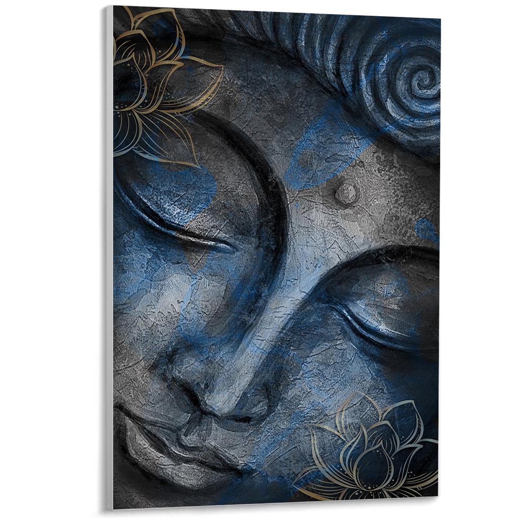 Gold Buddha Canvas Paintings Wall Art Mandala Flower Buddha Posters HD Picture For Living Room Bedroom Decoration Decor Unframed