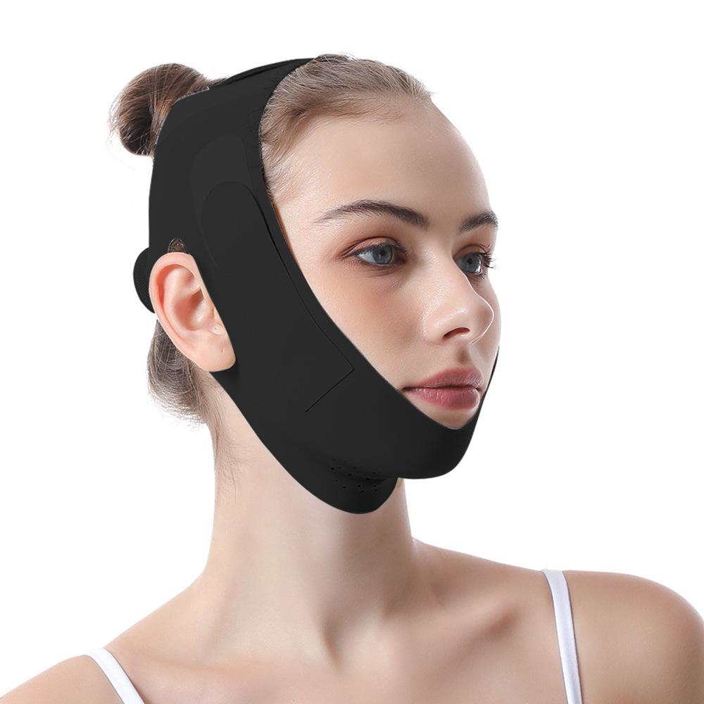 Atmungsaktive elastische Gesichtsstraffungsmaske für Damen und Herren für die tägliche Hautpflege und Konturhebung