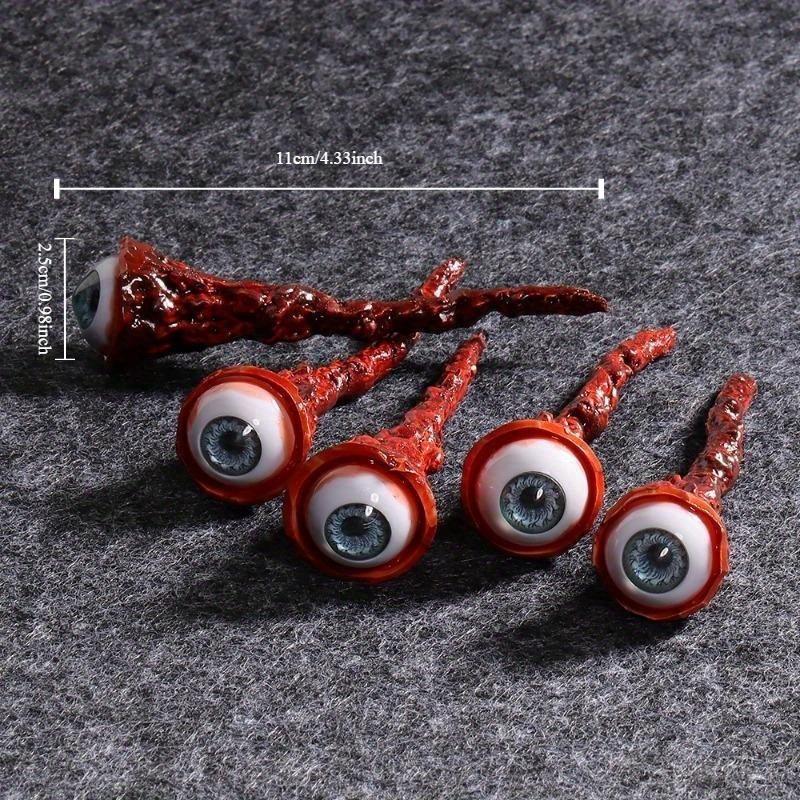 1pc Halloween Ripped Out Eyeball Horror Prop Realistic Life Bloody Ripped Out Eyeball Scary Decorate Party Cosplay Props