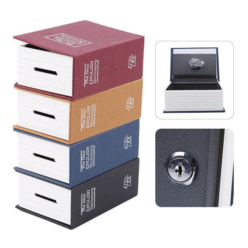 Dictionary Mini Safe Box Book Money Hidden Secret Security Safe Lock Cash Money
