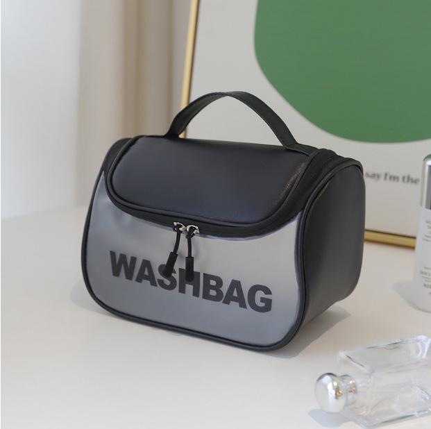 Travel Makeup Bag - High-End Waterproof, Multi-functional, Large Capacity, Transparent with Logo Print