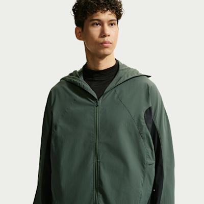 Nike Jackets Men s Green Camouflage/Black/Black Hooded Non Detachable M