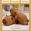 Plush Toy Cartoon Animal Capybara Shape Pillow with PP Cotton Filling Huggable Design Comforting Plush Doll