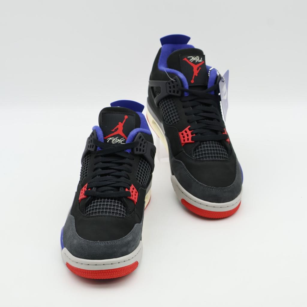 FV5029-003 Nike Air Jordan 4 Rare Air Weiße Schriftzüge Schwarz Feuerrot (Herren)