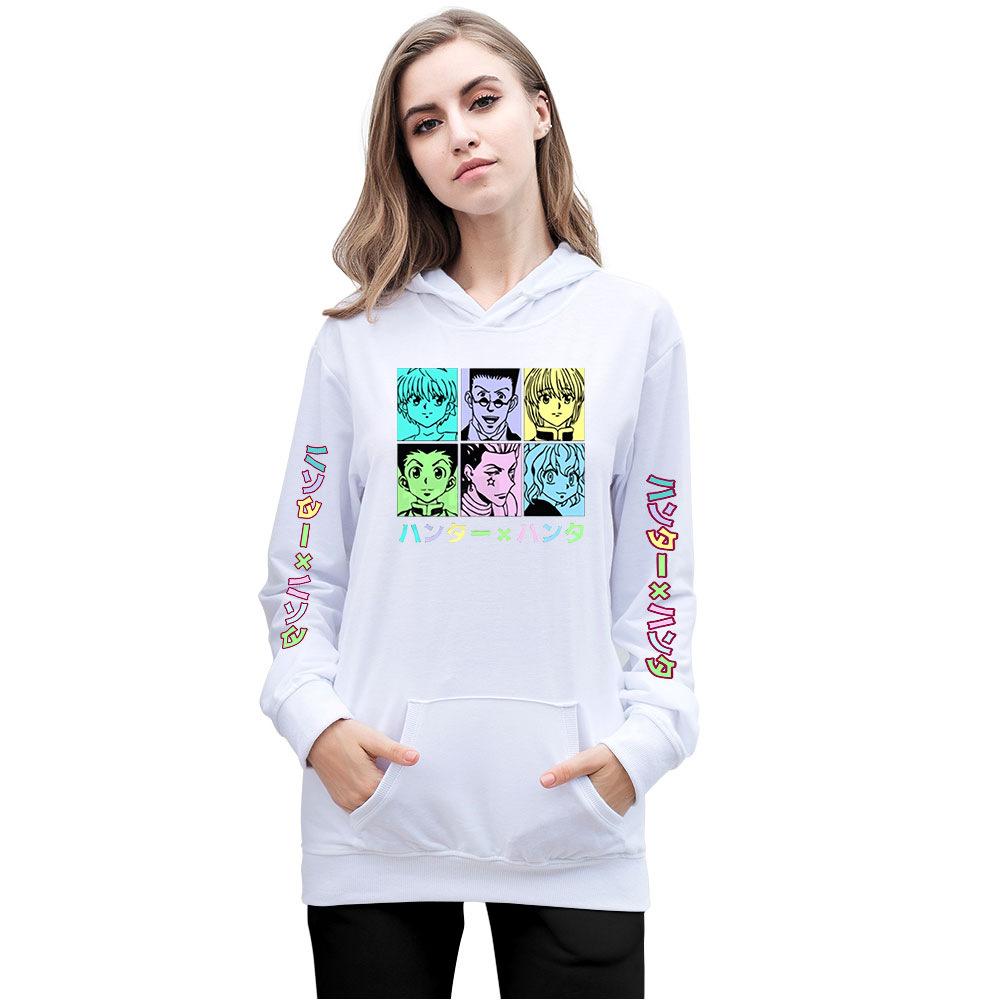Y2K Anime Hoodies Men Women XXS~4XL Big Size Full-time Hunter Hisoka Anime Loose Plus Size Hooded Sweater Sweatwear