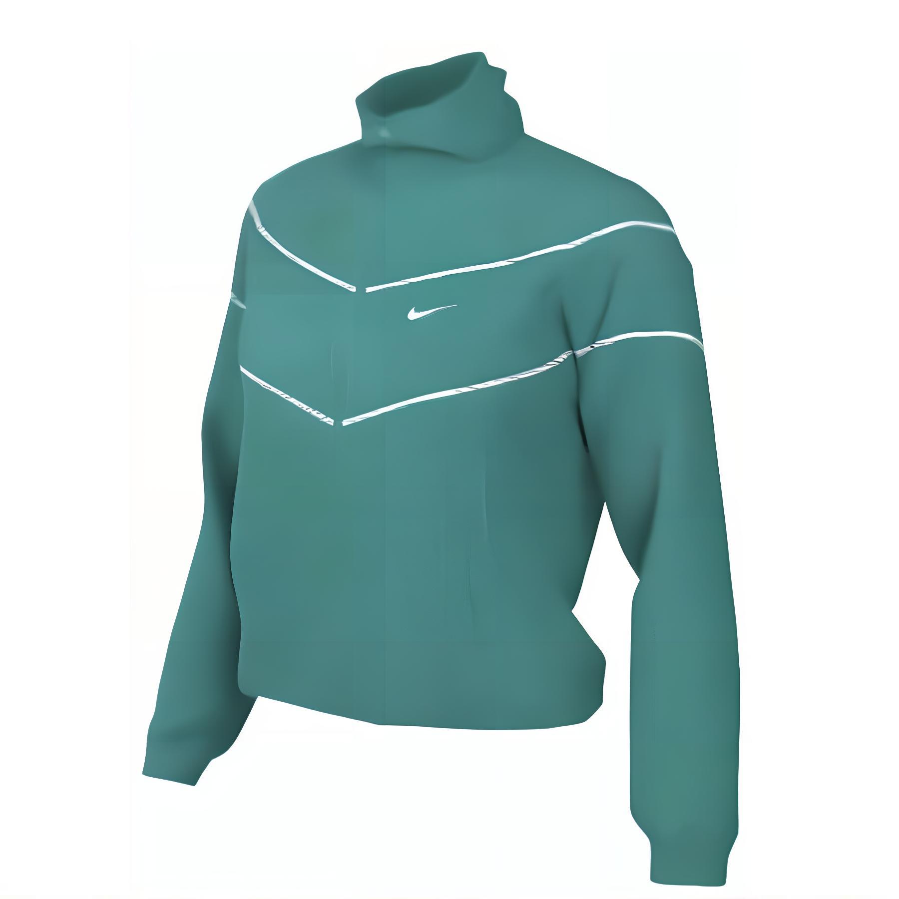 

Nike Nsw Nk Wr Wvn Uv Fz Comfortable Stand Collar Color Block Jacket Women Jacket Green FV6305300 L