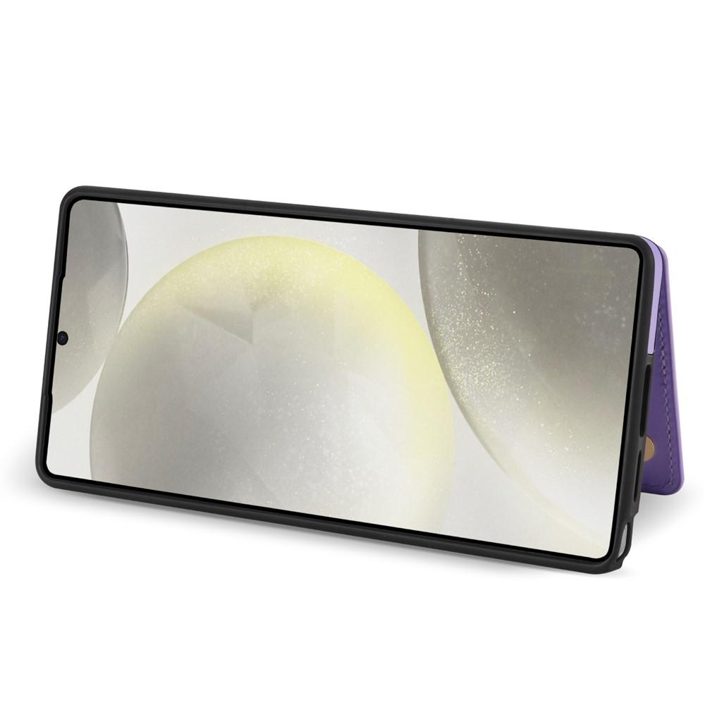 Case for Galaxy S26 Ultra - TPU+Leather/PU, Purple, With Card Holder