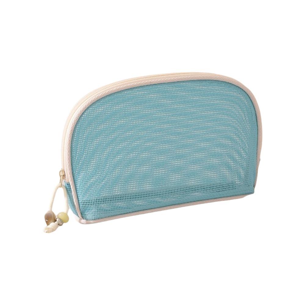 Large Capacity Mesh Makeup Bag Breathable Travel Toiletry Bag  Toiletries Storage
