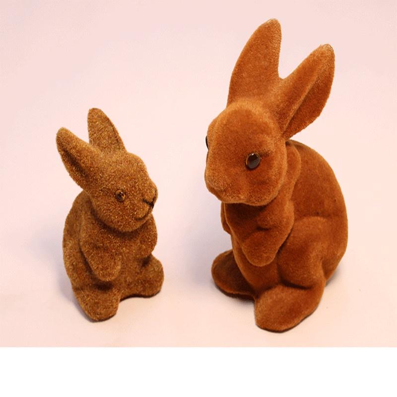 Handcrafted Plush Animal Rabbit Ornament For Easter