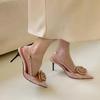 Fashion Flowers Thin Heels Sandals for Women The Best 2025 Luxury High Quality Trend Comfortable and Elegant Daily Woman Shoes Wholesale