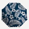 1pc Tropical Leaves Pattern Automatic Open/Close Umbrella - Compact Travel Umbrella, Gift for Birthday, yy251208103