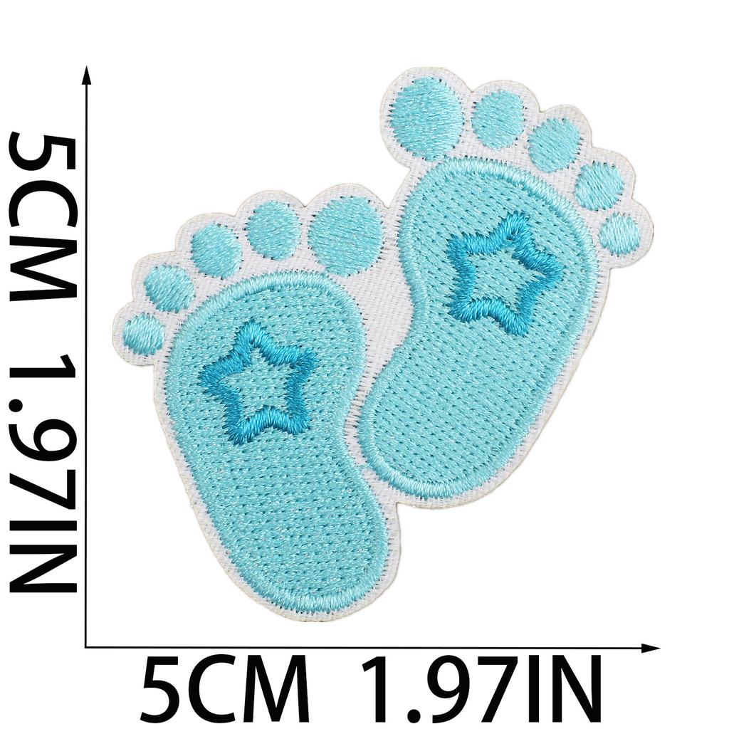 Female Treasure Toy Deer Decorative Embroidery Cloth Sticker Cartoon Bear Patch Sticker Saliva Pocket Milk Bottle Computer Embroidery Label Ironing