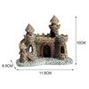Artificial World of Tanks Stone-island Resin Castle Aquarium Landscape Ornament Aquarium Decor For The Fish Tank Retro Statues