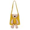 Cute Doll Canvas Bag Trendy High Capacity Small Tote Bag Bear Shoulder Bags