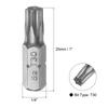 Torx Screwdriver Bits T5 T6 T8 T9 T10 T20 T25 T27 T30 T40 S2 Alloy Steel 1/4 Inch Hex Shank 25mm Magnetic Screw Driver Bit