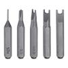 1set Phillips Slotted Hex Torx Square Triangle Screwdriver Bit Set 5/32" Hex Shank Magnetic Cross Head Hex Screw Driver Bits